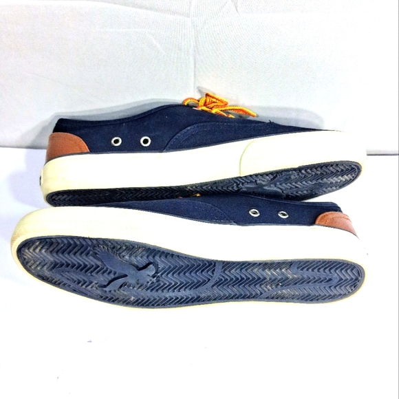 American Eagle Outfitters Size 9 Men's Preppy Blue Deck/Boat/Casual Canvas Shoes - Picture 7 of 7